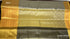 Semi Banarasi Kora Muslin Tanchui Soft Silk Saree Grey and Mustard