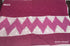 Pink Hand Printed Mulmul Saree with White Border