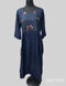 Dark Blue Heavy Rayon Embroidered Long Anarkali Kurti