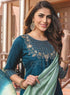 Teal Silk Kurta Pant with Banarasi Dupatta
