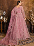 Pink Net Designer Anarkali Suit